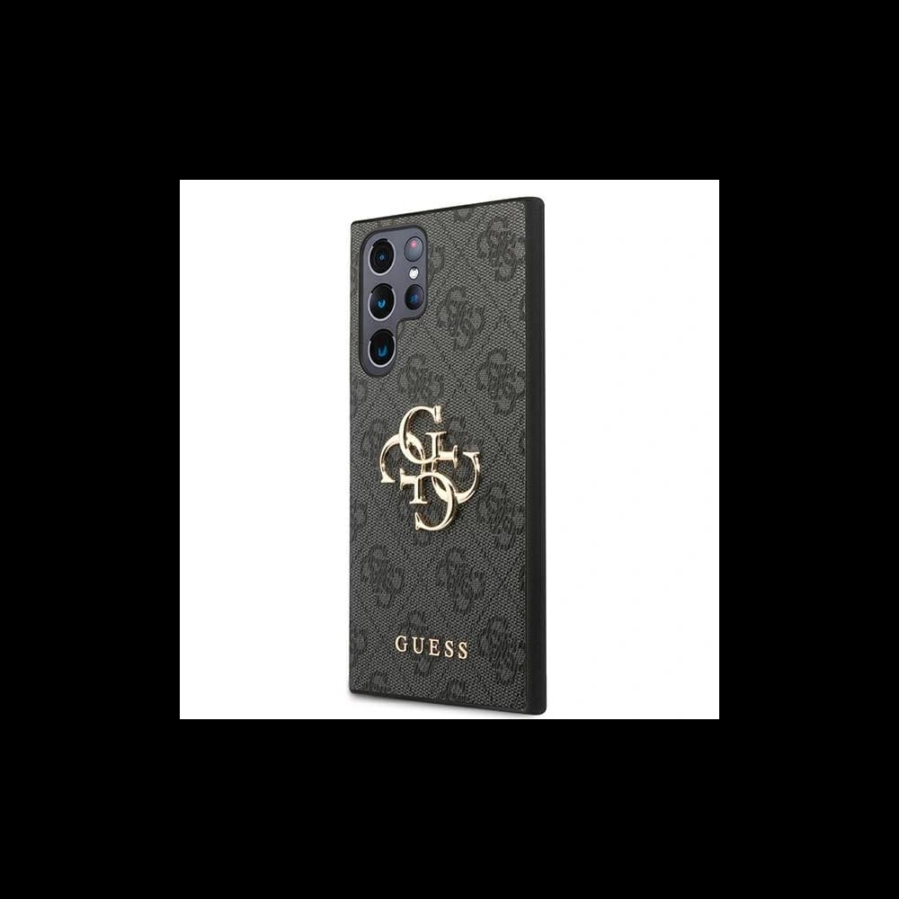 Etui Guess GUHCS22L4GMGGR Samsung Galaxy S22 Ultra šedý/grey hardcase 4G Big Metal Logo - 2
