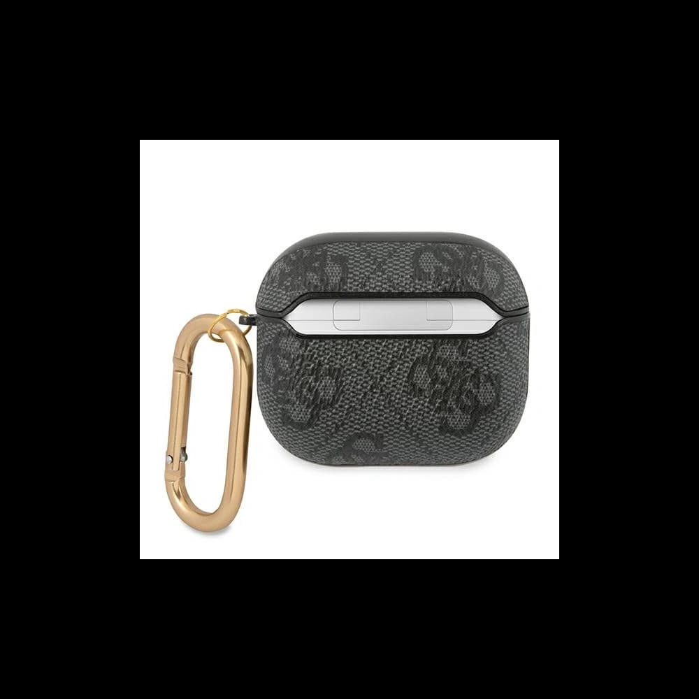 Case Guess GUA34GSMK Apple AirPods 3 grau/grey 4G Script Metal Collection - 2