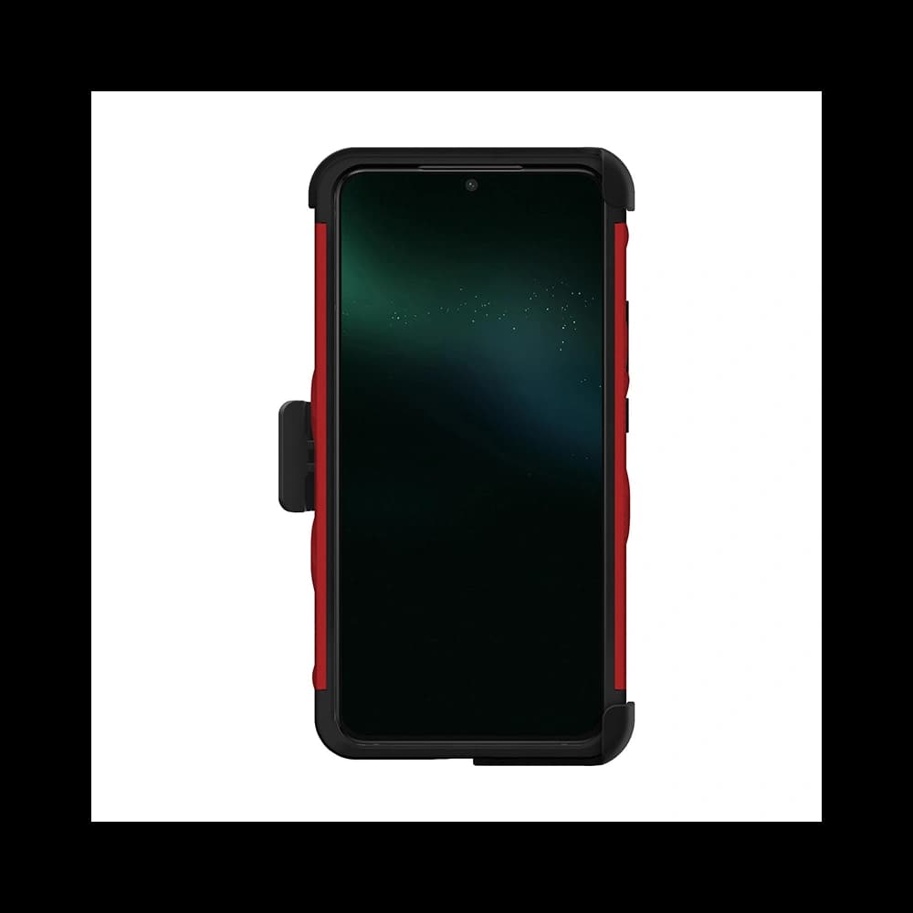 Case ZIZO BOLT Series Samsung Galaxy S22+ Plus + Glas (rot) - 5