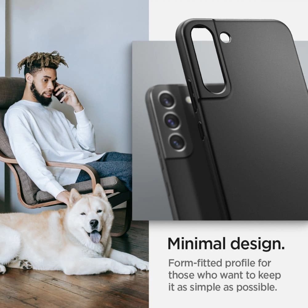 Etui Spigen Thin Fit Samsung Galaxy S22 Black - 12