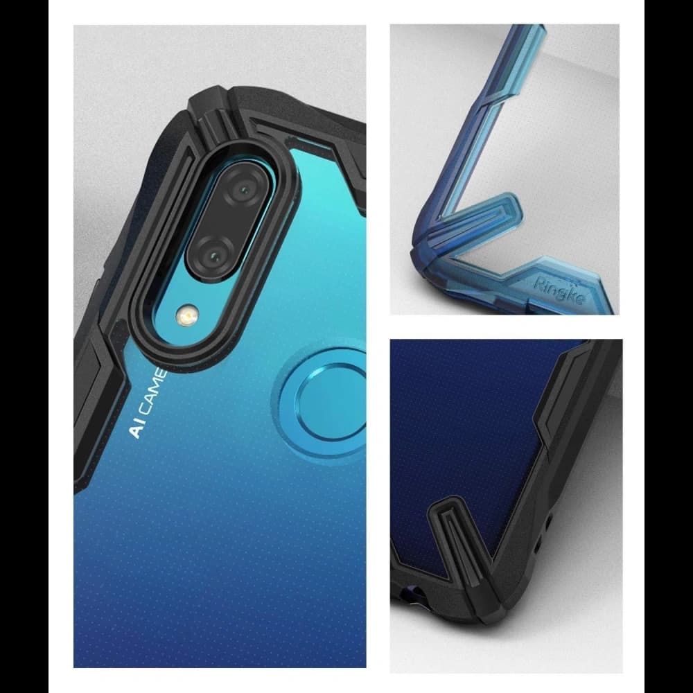 Case Ringke Fusion-X Huawei P Smart 2019 Space Blue - 3