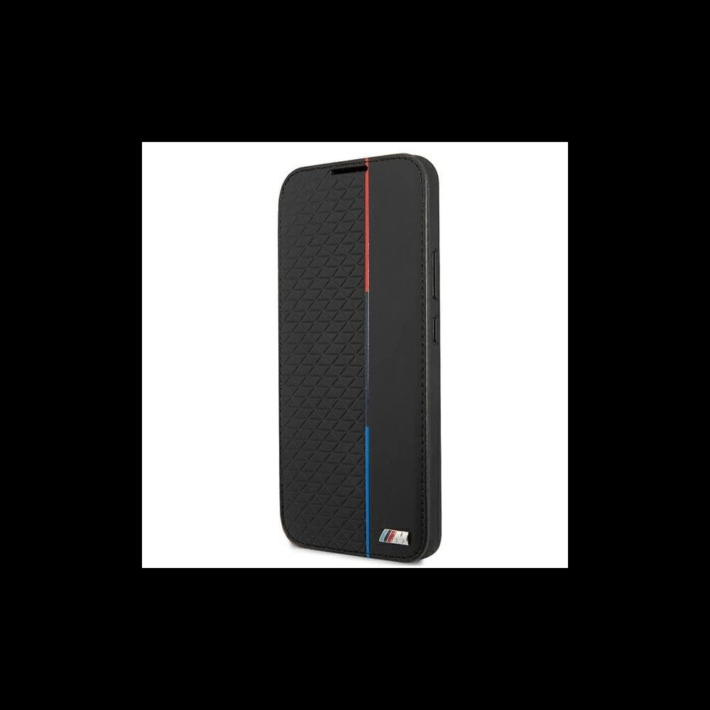 Etui BMW BMBKS22STRTBK Samsung Galaxy S22 negru/black husa M Collection Triangles - 1