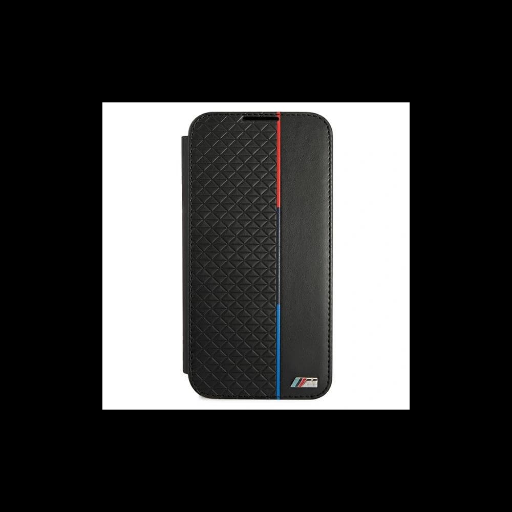 Etui BMW BMBKS22STRTBK Samsung Galaxy S22 negru/black husa M Collection Triangles - 2