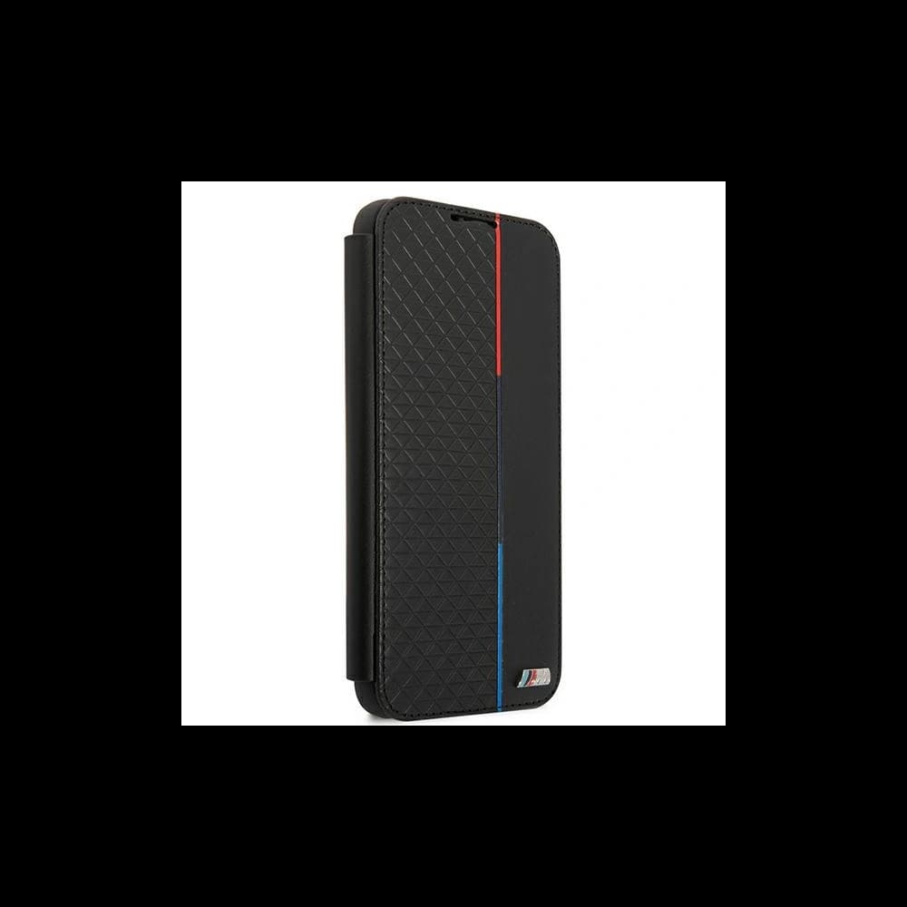 Etui BMW BMBKS22STRTBK Samsung Galaxy S22 negru/black husa M Collection Triangles - 3