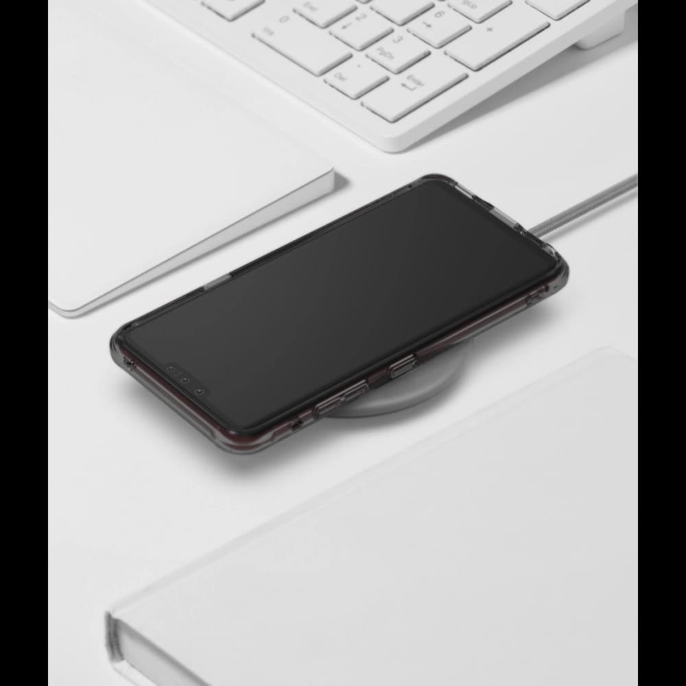 Etui Ringke Fusion LG G8 ThinQ Aqua Kék - 9