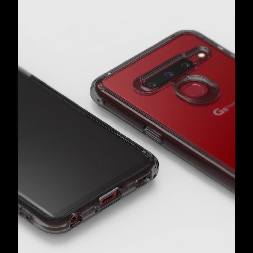 Etui Ringke Fusion LG G8 ThinQ Füstös Fekete - 6