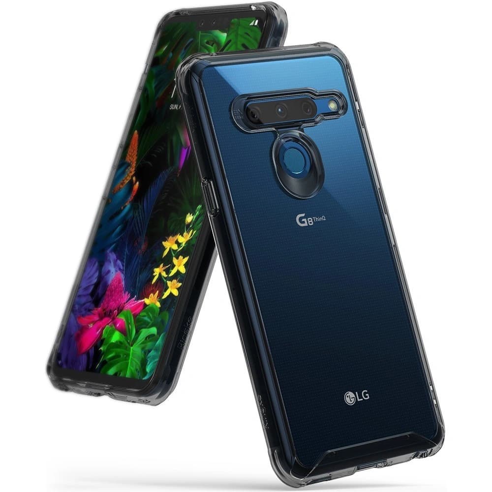 Etui Ringke Fusion LG G8 ThinQ Füstös Fekete - 1