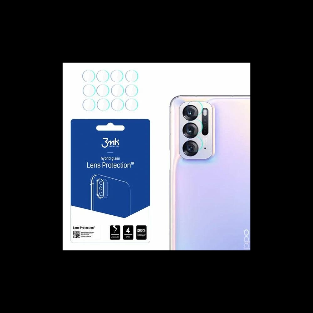 Szkło hybrydowe na obiektyw aparatu 3MK Lens Protection Oppo Find N 5G [4 PACK] - 1