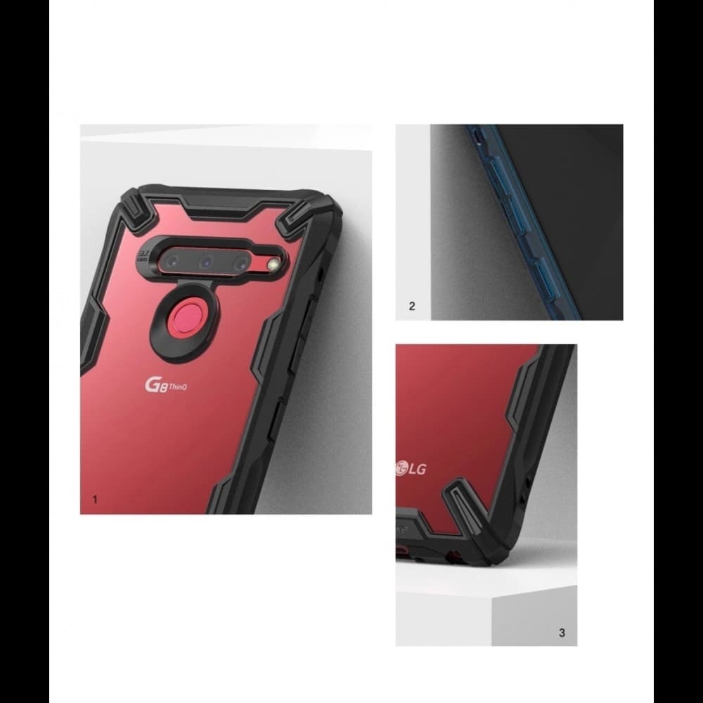 Ringke Fusion-X LG G8 ThinQ Black - 3