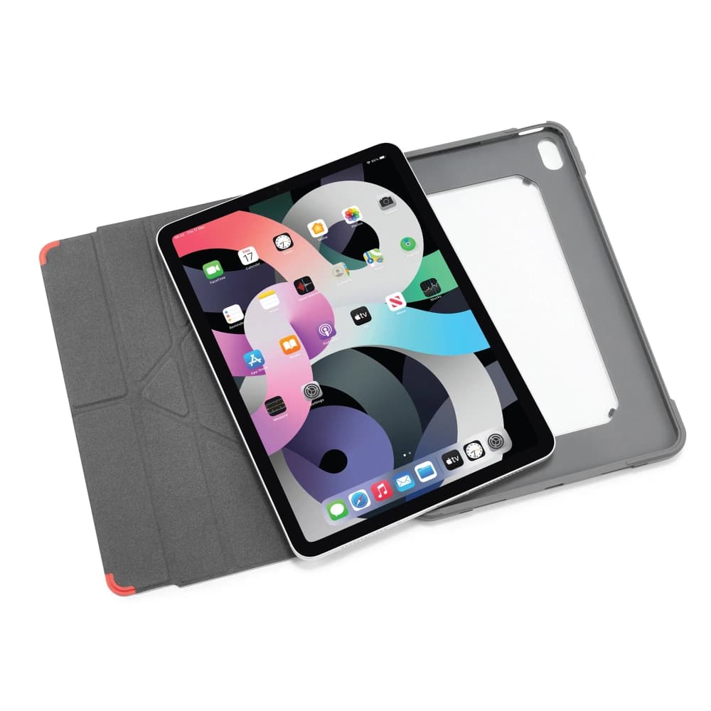 Etui Pipetto Origami Apple iPad Air 10.9 2020/2022 (a 4-a și a 5-a generație) / iPad Air 11 2024 (a 6-a generație) (roșu) - 8