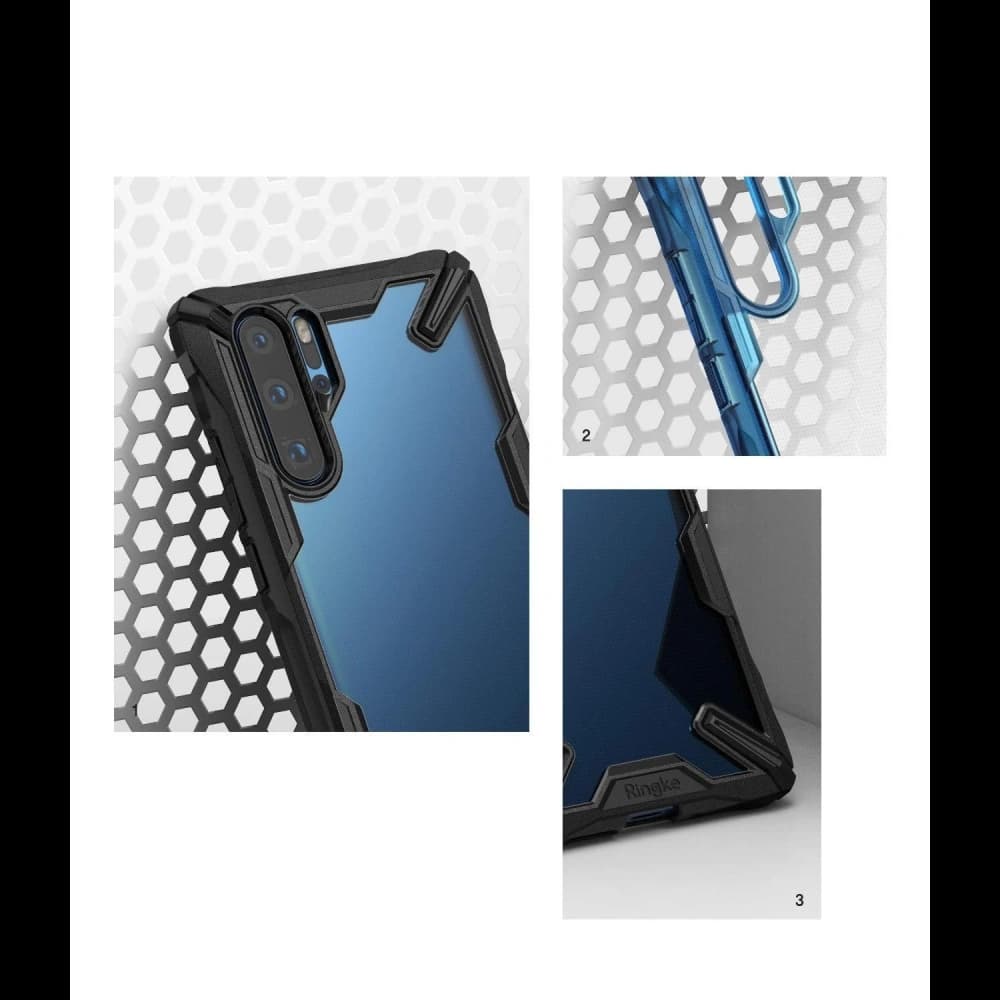 Case Ringke Fusion-X Huawei P30 Pro Schwarz - 3