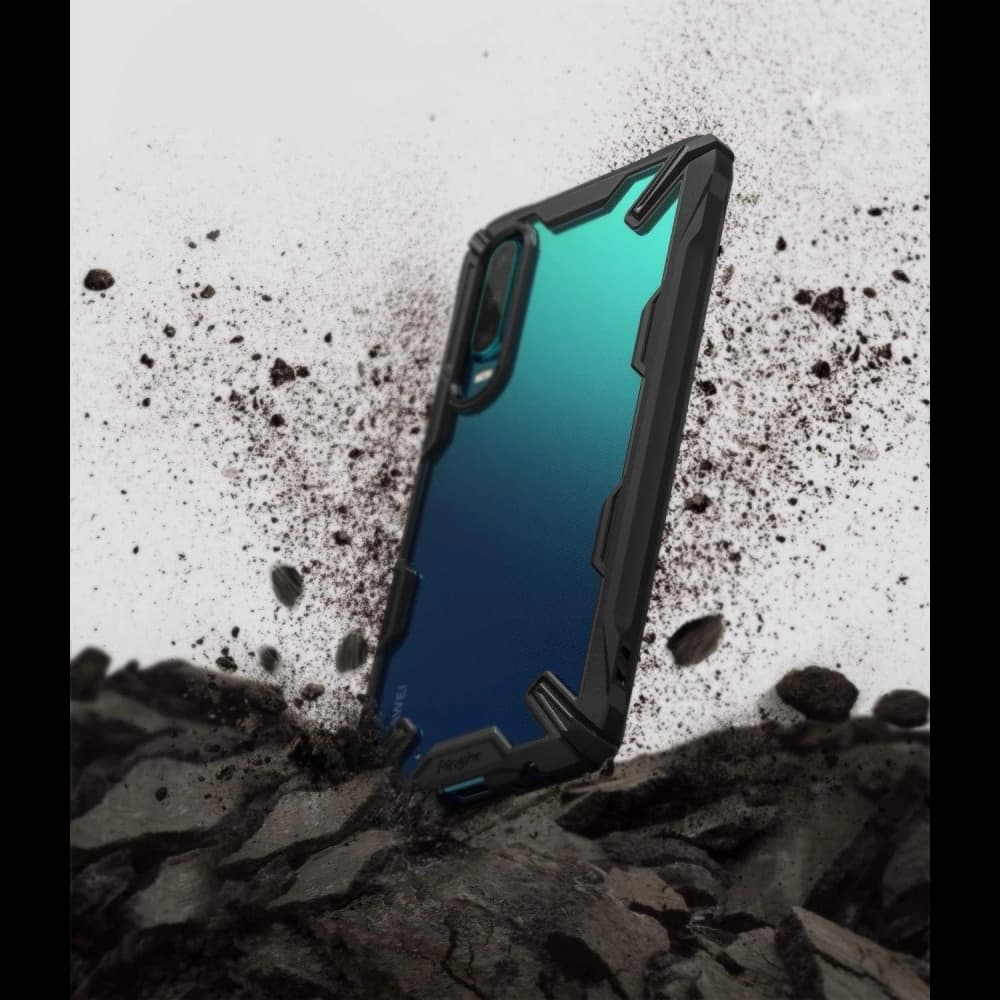 Case Ringke Fusion-X Huawei P30 Space Blue - 5