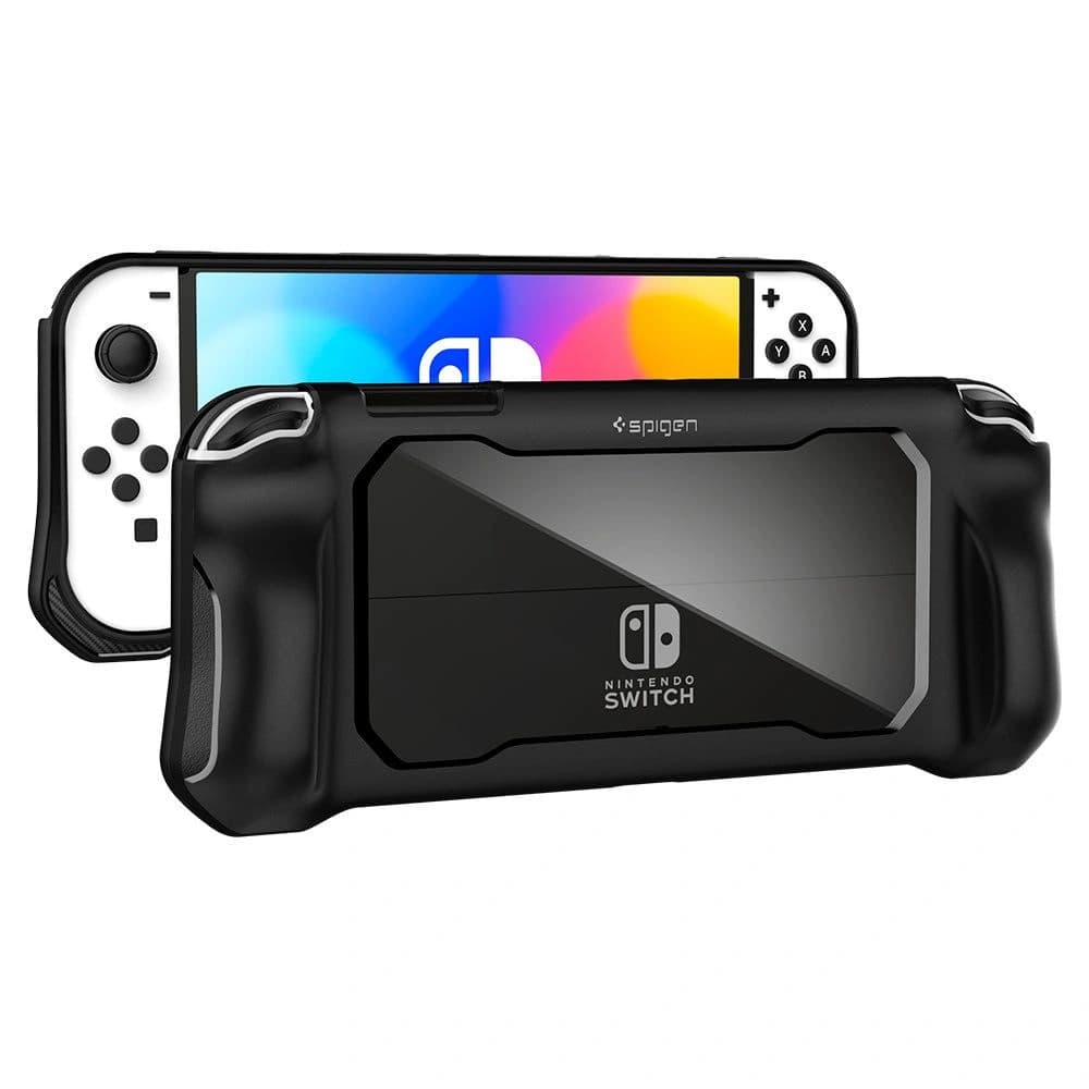 Spigen Rugged Armor Nintendo Switch Oled Matte Black - 8