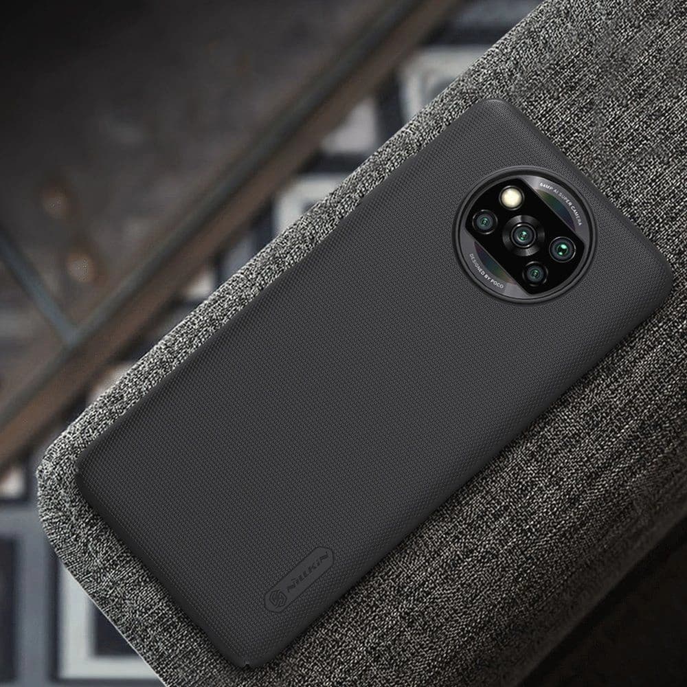 Case Nillkin Super Shield POCO X3 Pro Pfauenblau - 5