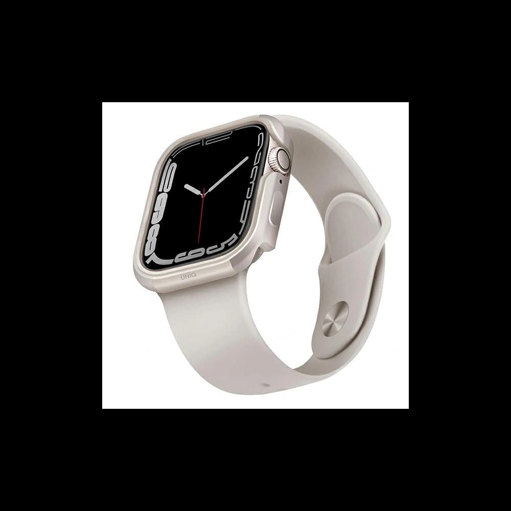 UNIQ Valencia Case Apple Watch 4/5/6/7/SE 44/45mm starlight - 1