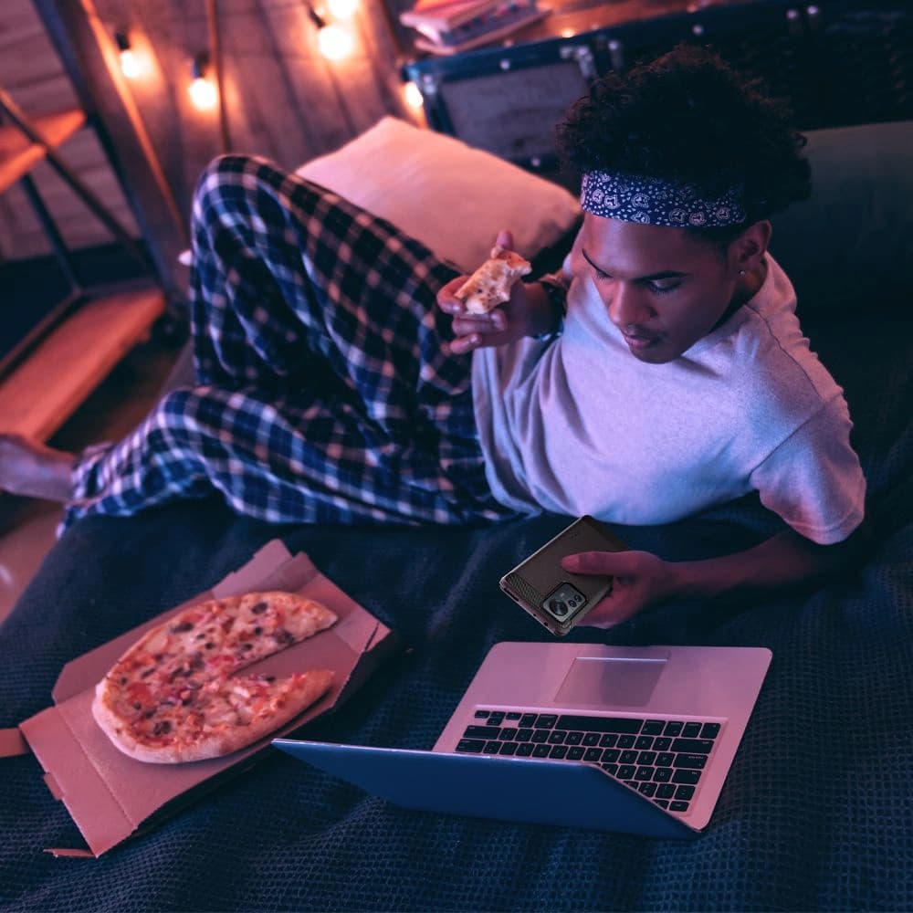 Etui Spigen Rugged Armor Xiaomi 12 Pro Matt Fekete - 9