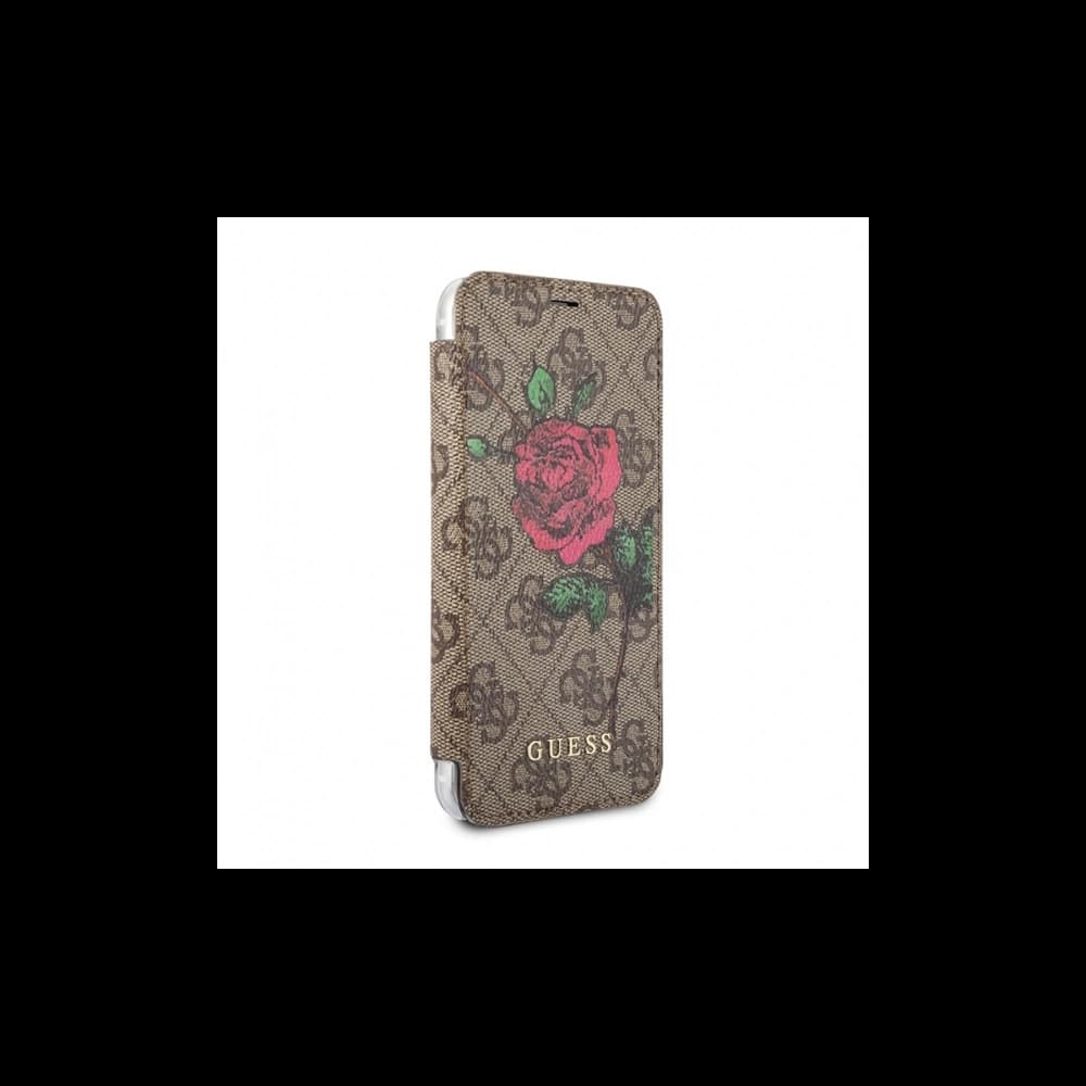 Guess GUFLBKI84GROB Apple iPhone 8/7 brown book 4G Flower Desire - 2