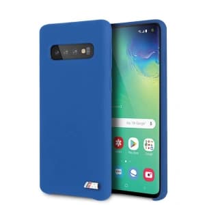 BMW BMHCS10MSILNA Samsung Galaxy S10 navy Silicone M Collection