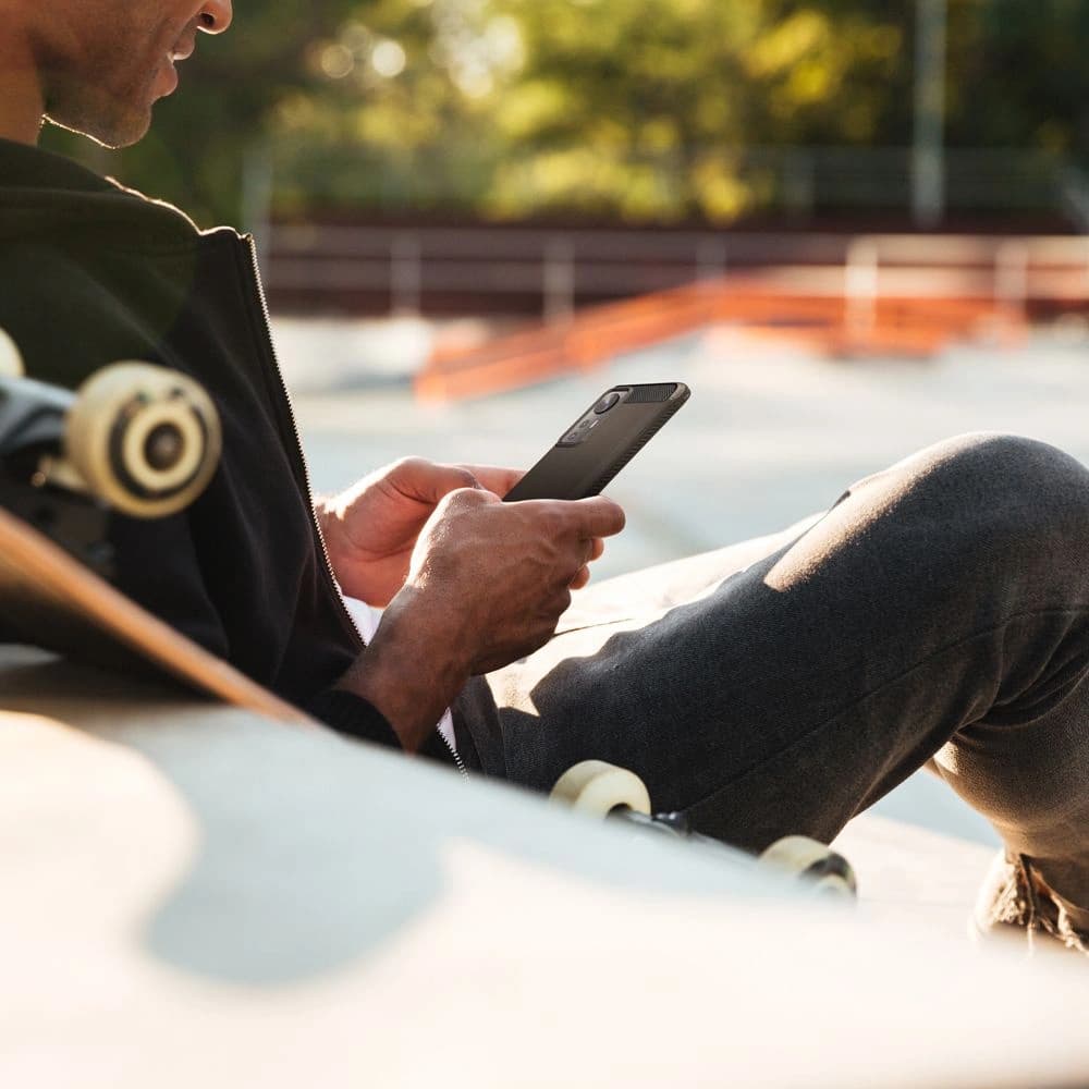 Case Spigen Rugged Armor Xiaomi 12/12X Matt Schwarz - 8