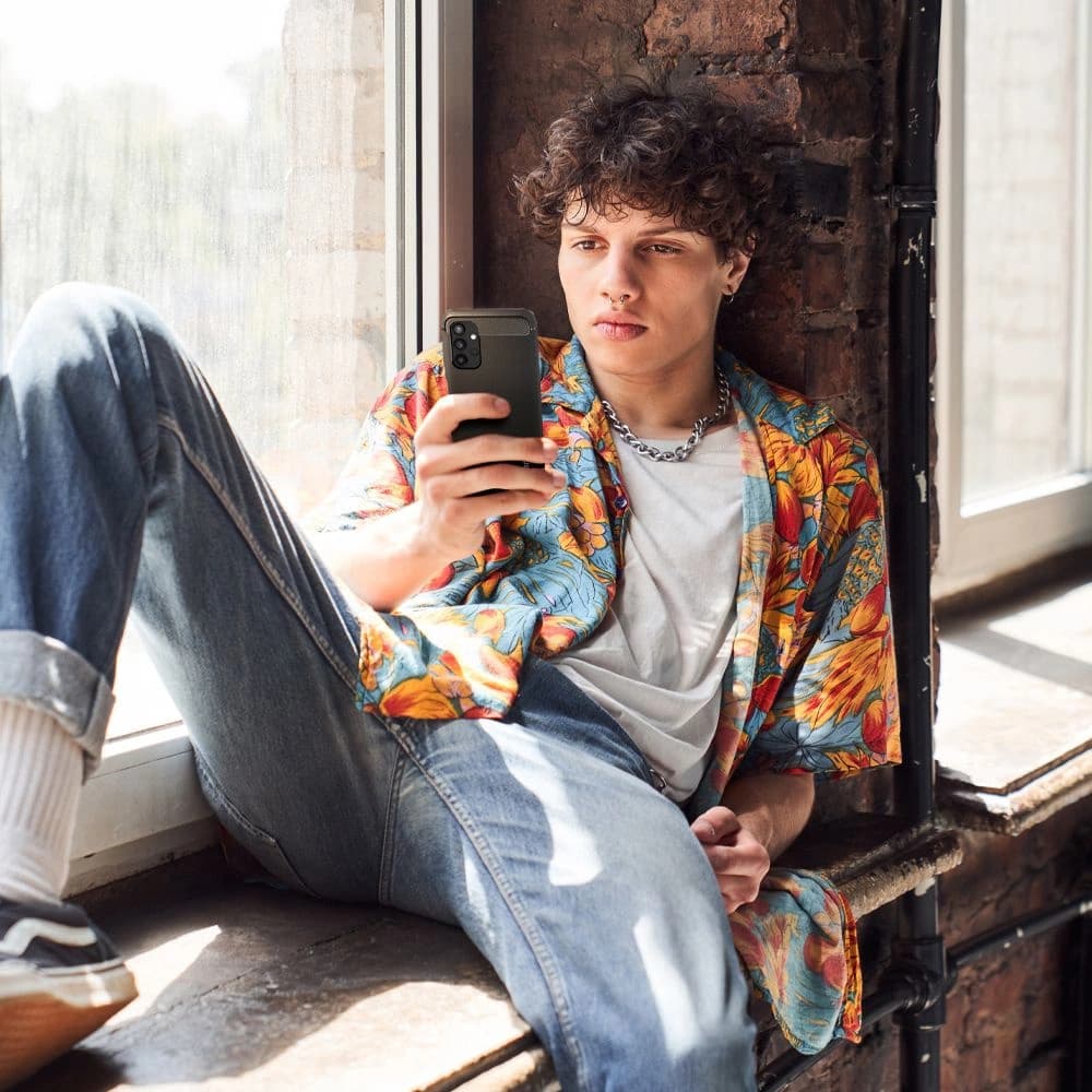 Etui Spigen Rugged Armor Samsung Galaxy A13 LTE Negru Mat - 12