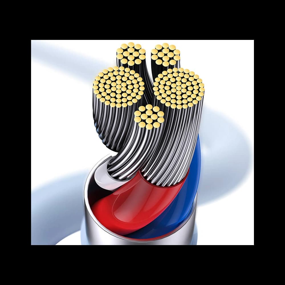 USB-C zu Lightning Kabel Baseus Jelly, 20W, 2m (blau) - 4