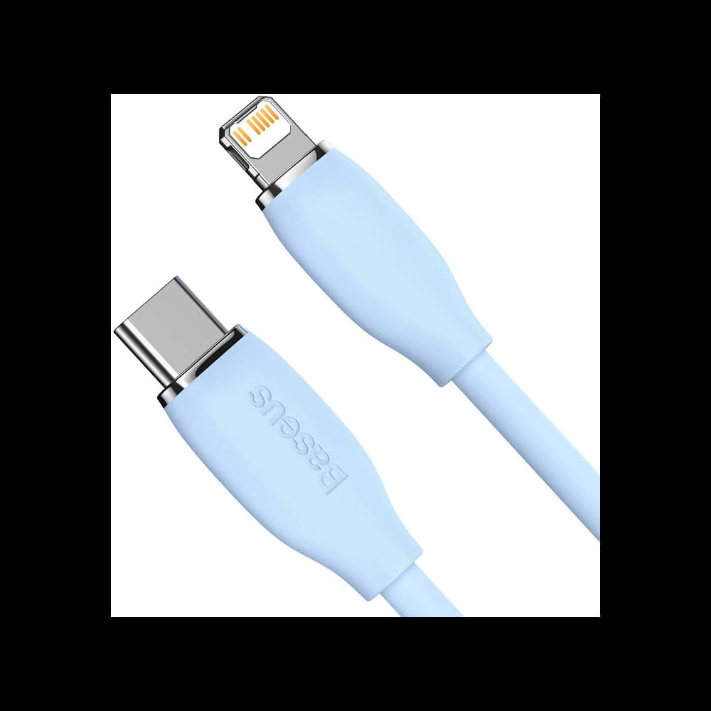 USB-C zu Lightning Kabel Baseus Jelly, 20W, 2m (blau) - 5