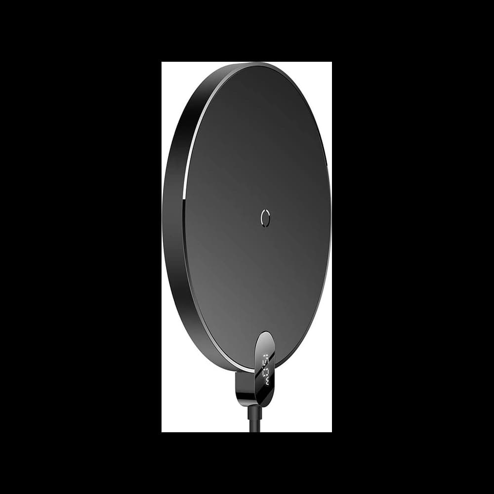 Inductive wireless charger Baseus Digital LED 15W (black) - 2
