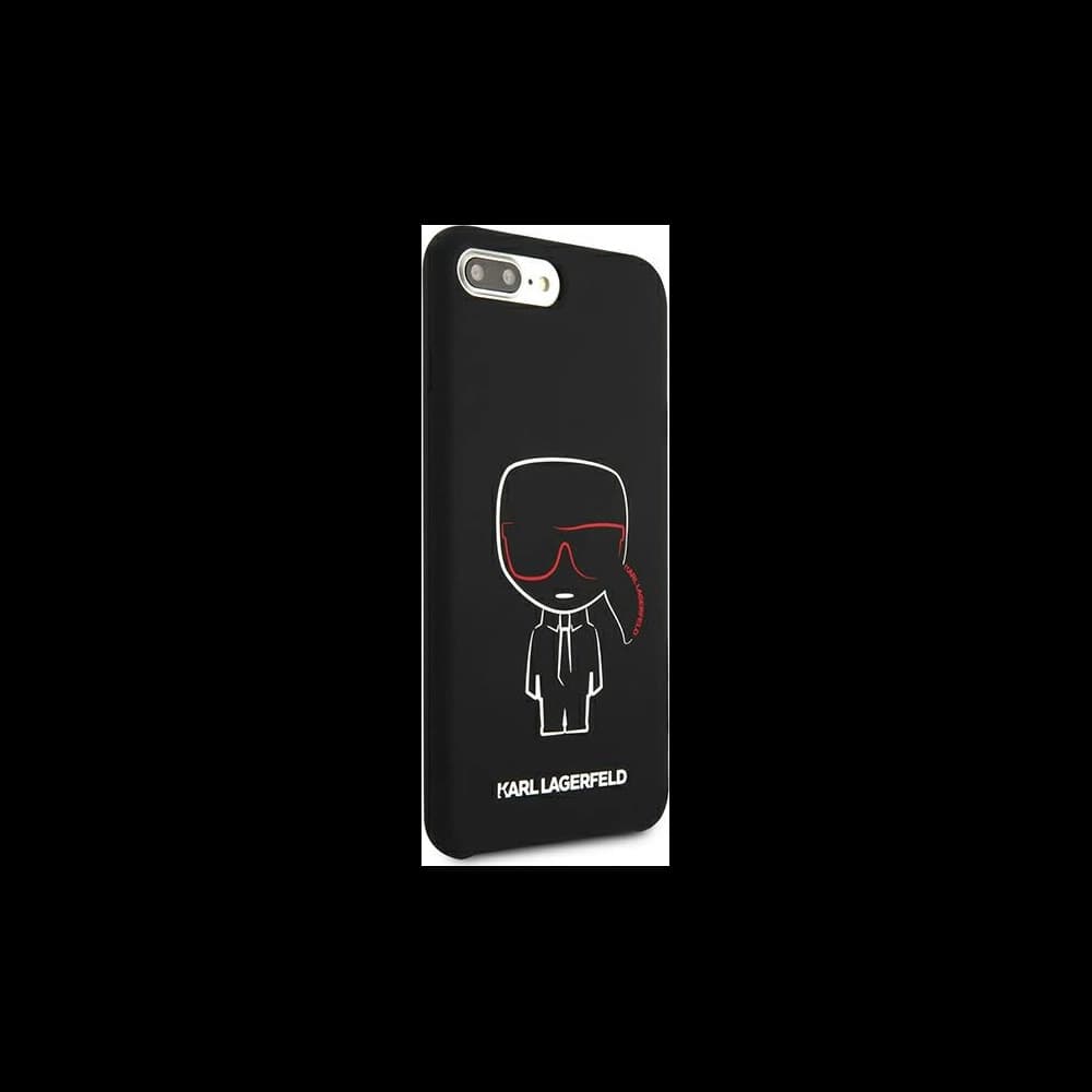 Karl Lagerfeld KLHCI8LSLKCBK Apple iPhone 8/7 Plus hardcase black Silicone Karl Iconic - 4
