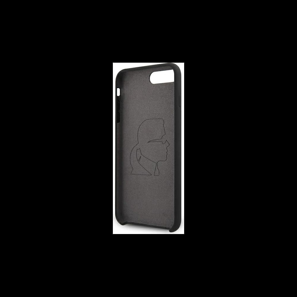 Karl Lagerfeld KLHCI8LSLKCBK Apple iPhone 8/7 Plus hardcase black Silicone Karl Iconic - 7