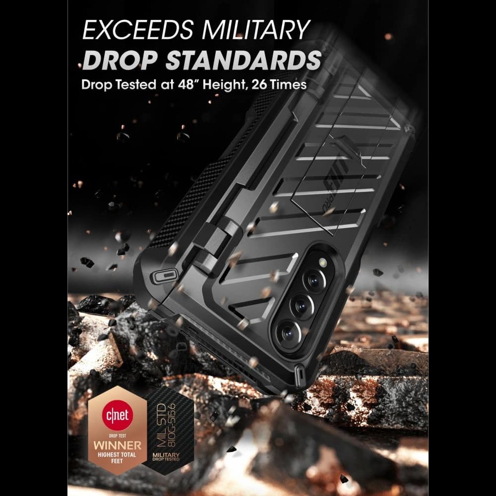 Etui Supcase Unicorn Beetle Pro Samsung Galaxy Fold Z 3 Černé - 3