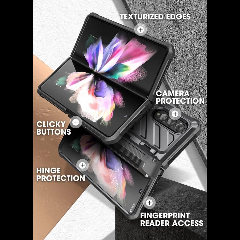 Etui Supcase Unicorn Beetle Pro Samsung Galaxy Fold Z 3 Černé - 8