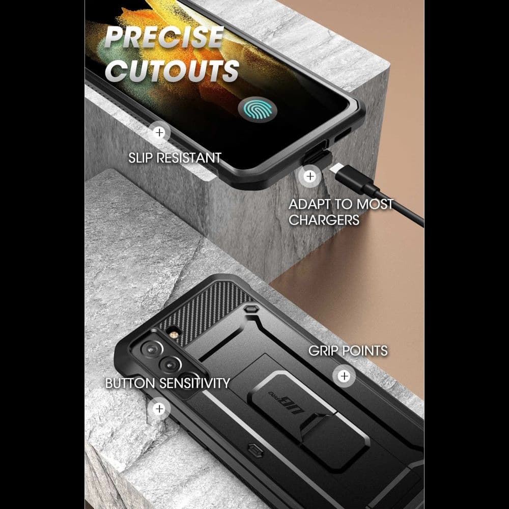 Etui Supcase Unicorn Beetle Pro Samsung Galaxy S21 FE Black - 7