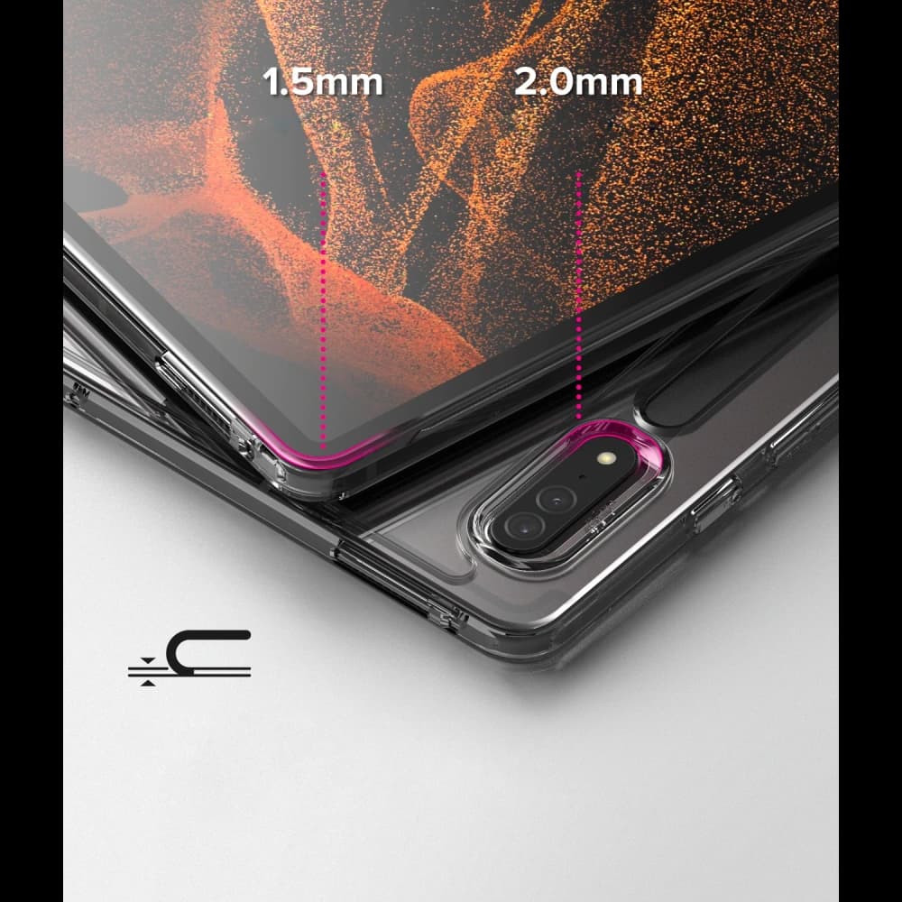 Etui Ringke Fusion Samsung Galaxy Tab S8 Ultra Átlátszó - 3