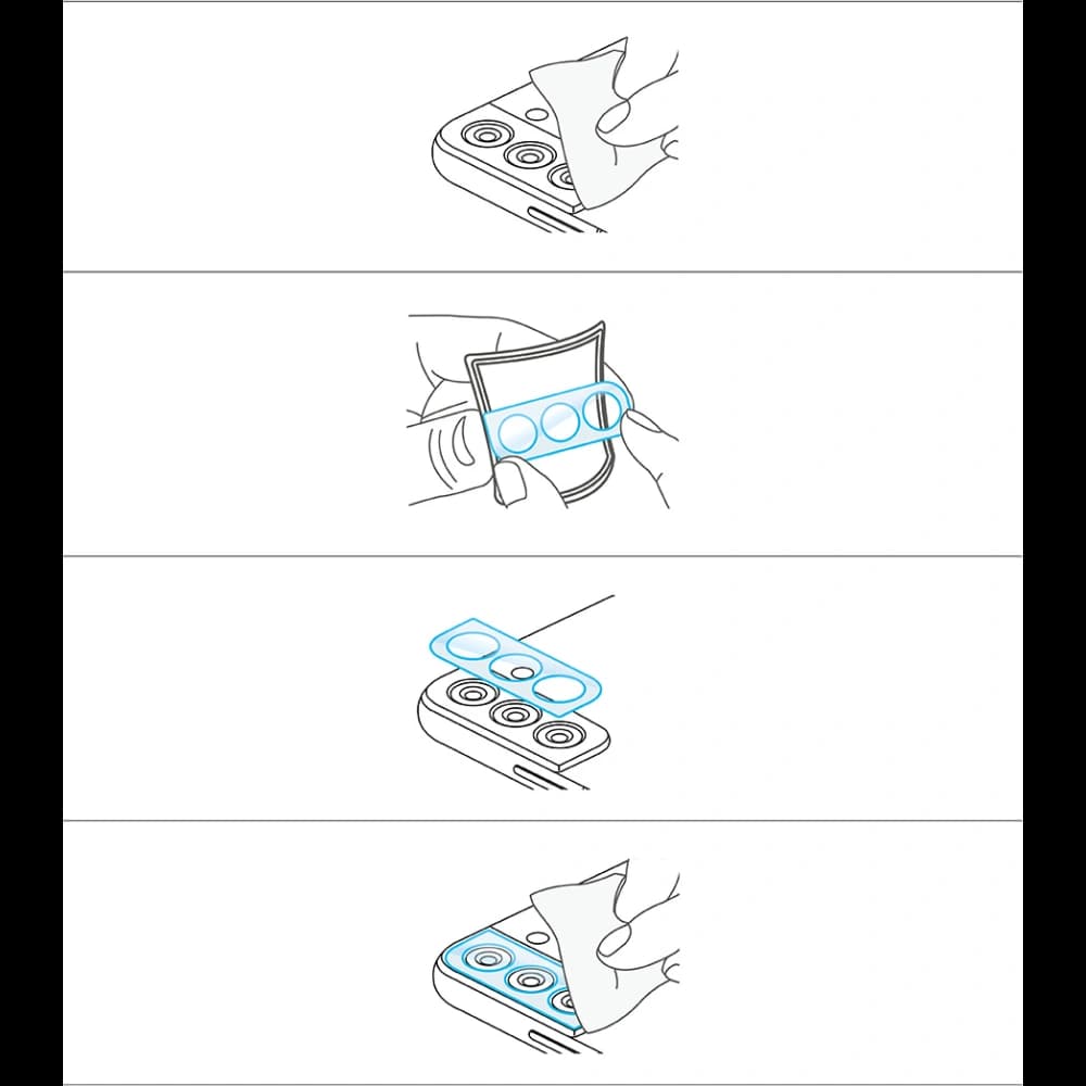 Szkło hartowane na aparat Ringke Camera Protector Glass Samsung Galaxy A73 5G/A53 5G/A33 5G [2 PACK] - 11