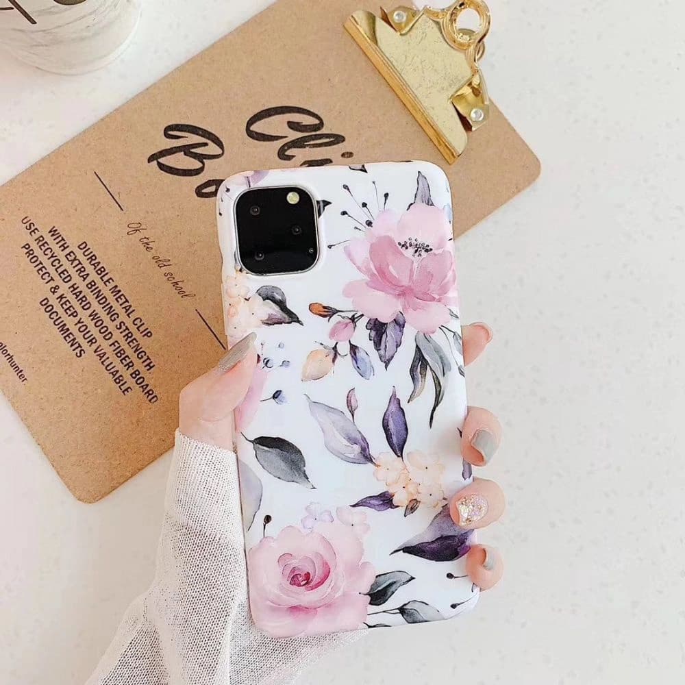 Tech-Protect Floral Samsung Galaxy A33 5G White - 2