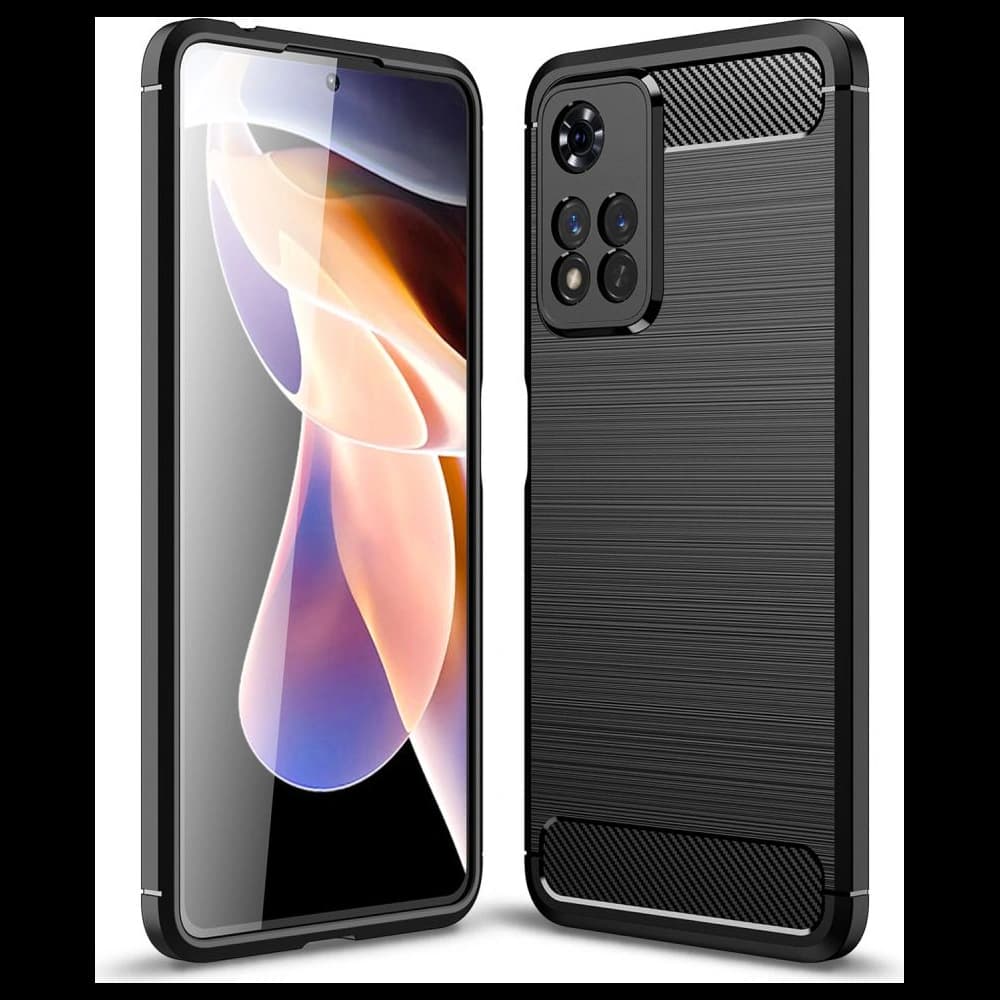 Tech-Protect TPUCarbon Redmi Note 11 Pro+ Plus 5G Black - 1