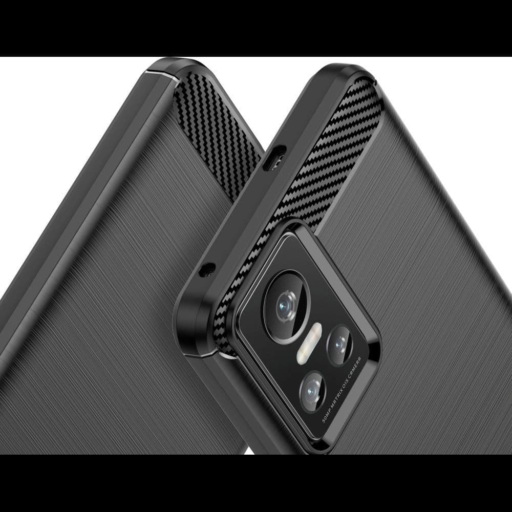 Case Tech-Protect TPUCarbon Realme GT Neo 3 Schwarz - 3