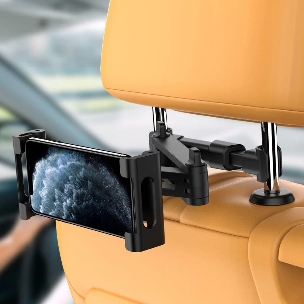 Uchwyt na zagłówek Tech-Protect Stretchable Headrest Car Mount Černý - 6