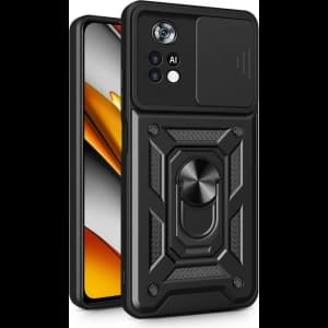 Case Tech-Protect CamShield Pro POCO X4 Pro 5G Schwarz