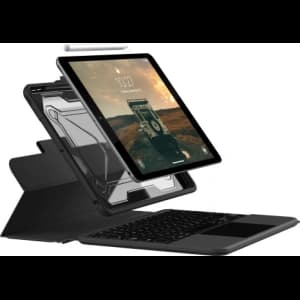 Klaviatur UAG Urban Armor Gear Bluetooth-Tastatur Apple iPad 10.2 2019/2020/2021 (7., 8. und 9. Generation) (schwarz)