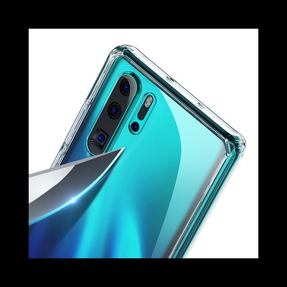 Benks Tempered Glass Case Shiny Glass Huawei P30 Pro Clear - 4