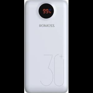 Powerbank Romoss SW30 26800mAh QC 3.0 PD 2xUSB-A, USB-C, microUSB, Lightning (white)