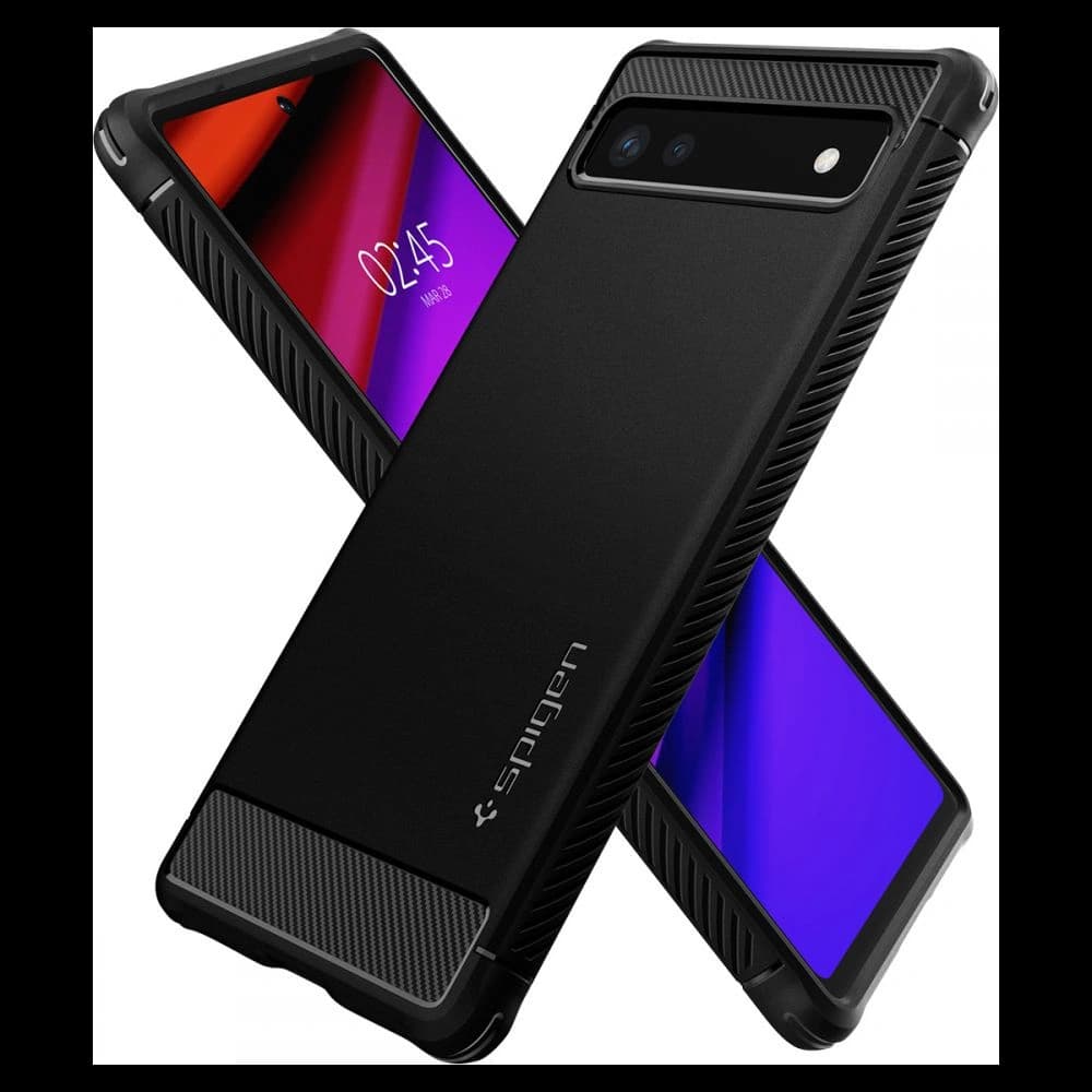 Spigen Rugged Armor Google Pixel 6a Matte Black - 6