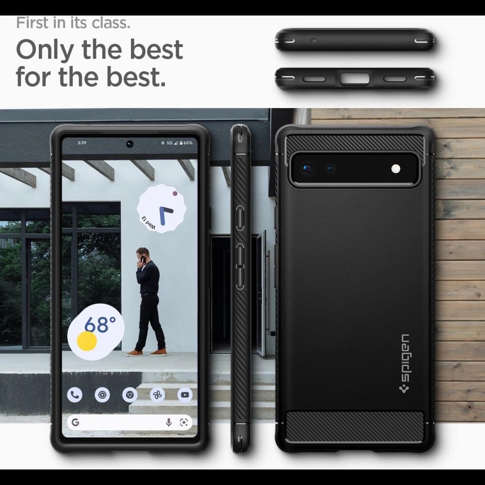 Spigen Rugged Armor Google Pixel 6a Matte Black - 18