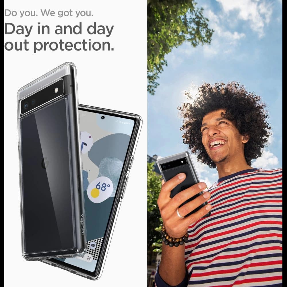 Spigen Ultra Hybrid Google Pixel 6a Crystal Clear - 8