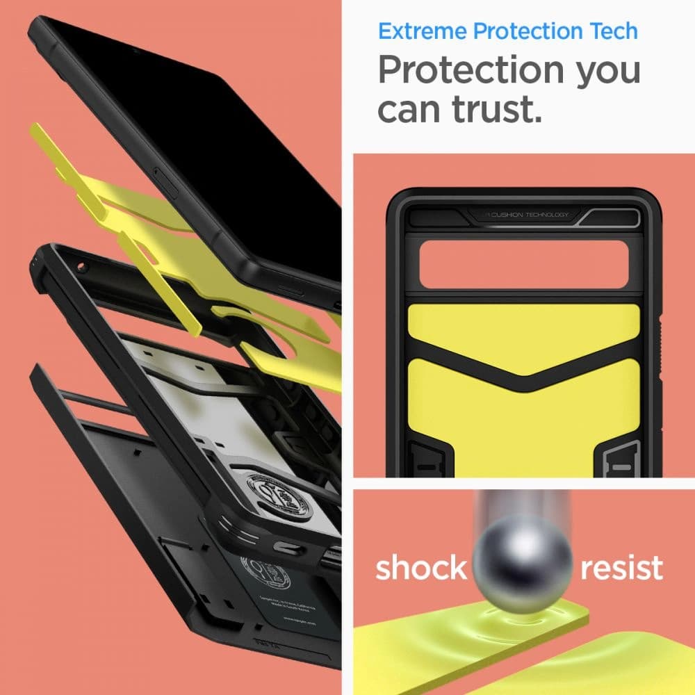 Etui Spigen Tough Armor Google Pixel 6a Negru - 9