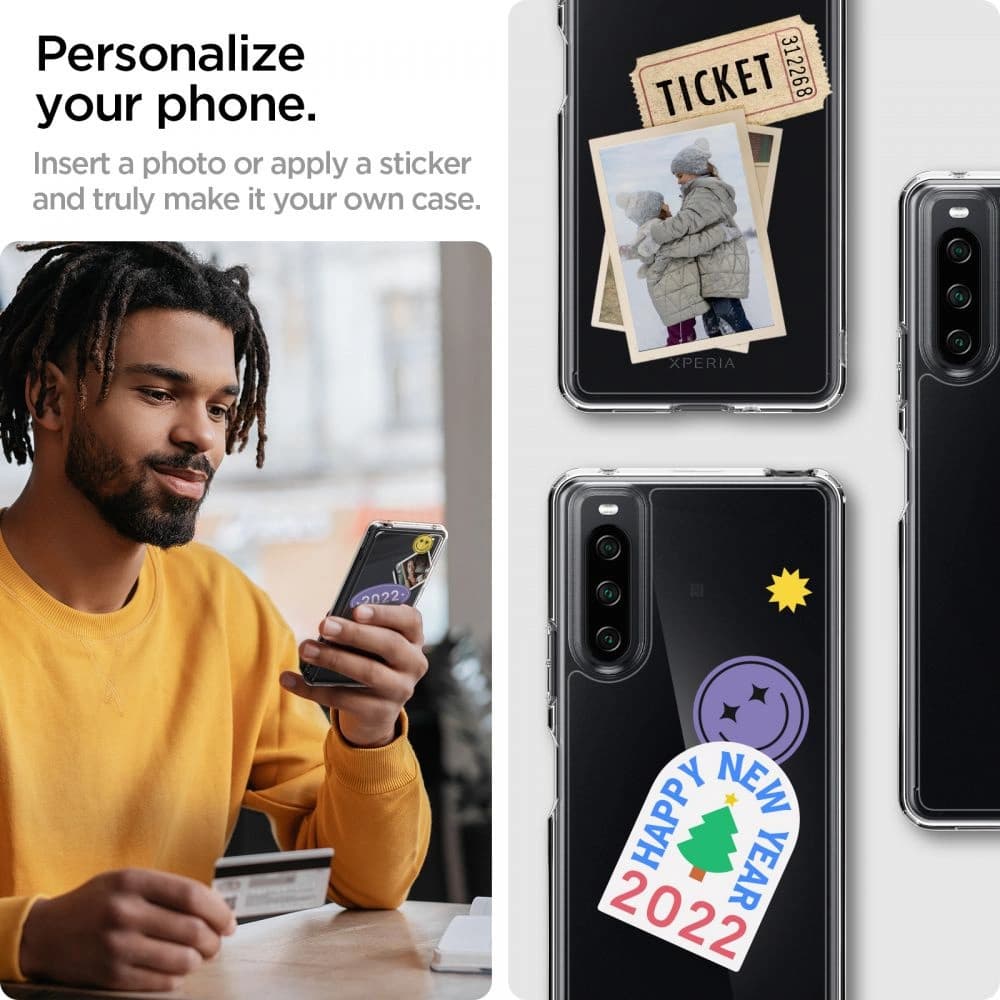 Etui Spigen Ultra Hybrid Sony Xperia 10 IV Crystal Clear - 10