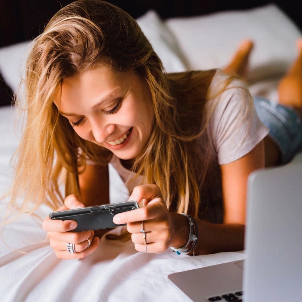 Etui Spigen Ultra Hybrid Sony Xperia 10 IV Crystal Clear - 14