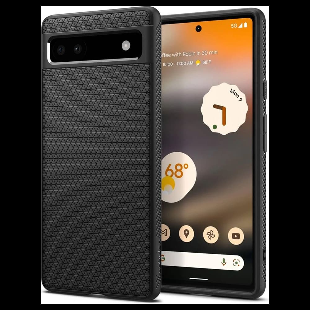 Etui Spigen Liquid Air Google Pixel 6a Matte Black - 1
