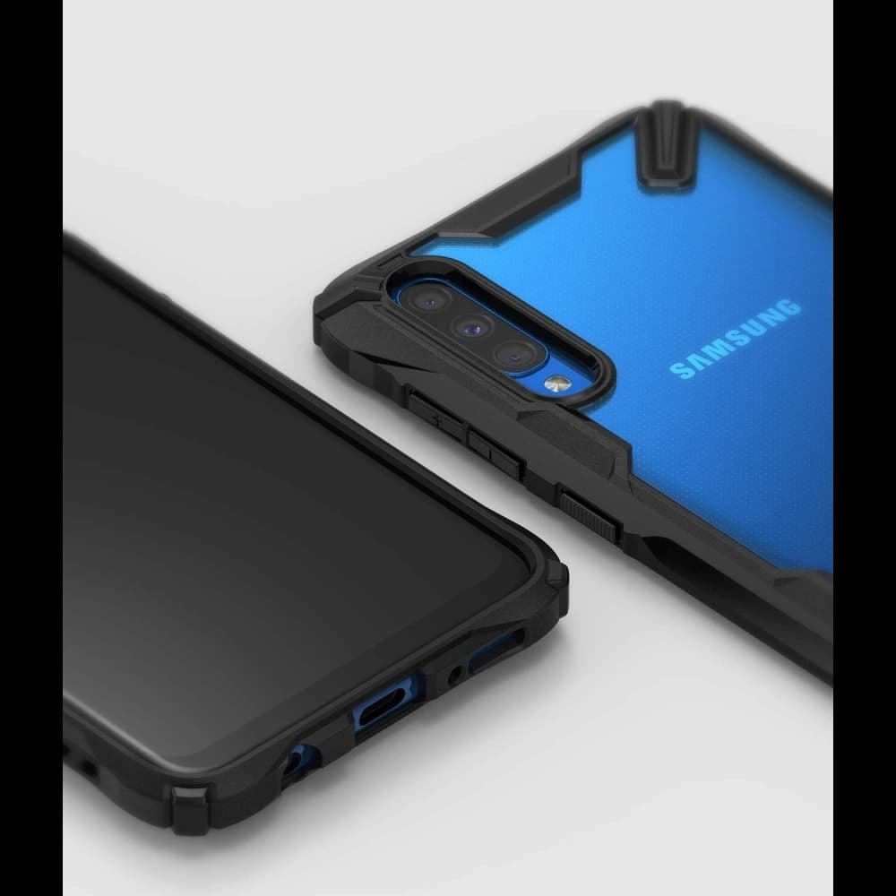 Case Ringke Fusion-X Samsung Galaxy A30s/A50/A50s Schwarz - 6